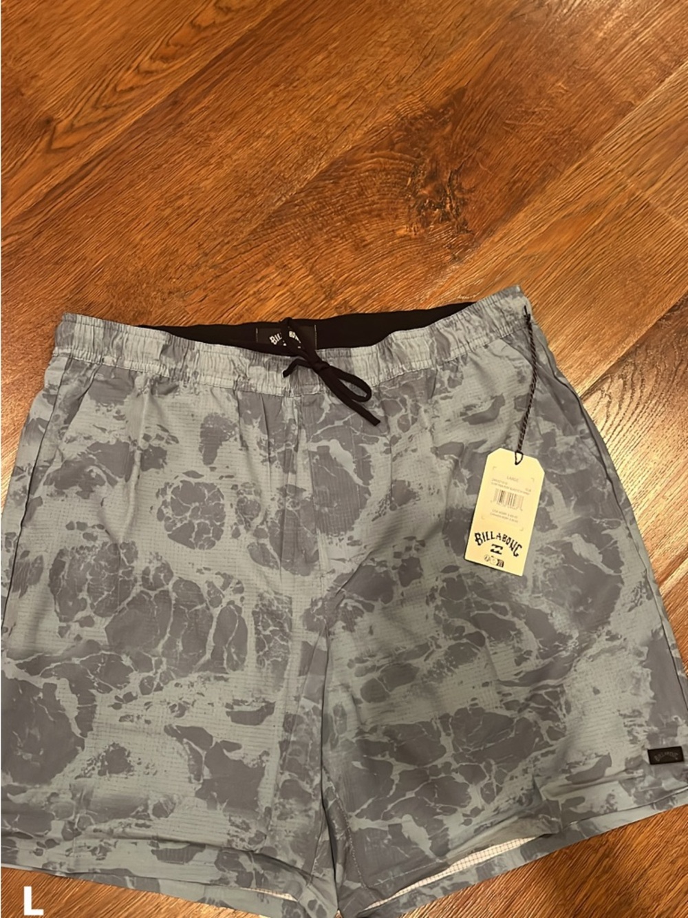 Billabong Men's Gray Camouflage Swim Board Shorts